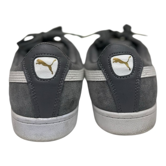Puma Women’s Grey Suede Shoes Size 10 - Picture 4 of 7
